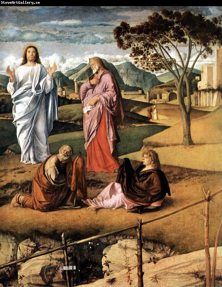 BELLINI, Giovanni Transfiguration of Christ (detail)  ytt